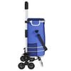 vidaXL Einkaufswagen Blau 47 x 39 x 100,5 cm Oxford-stoff