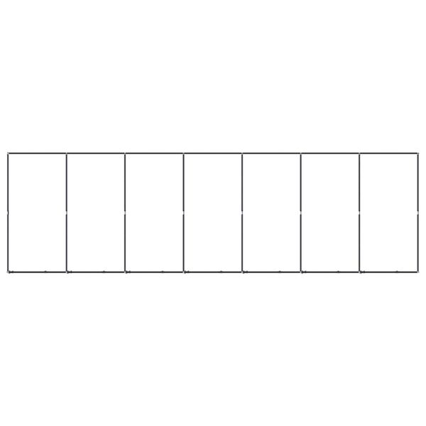 vidaXL Outdoor-Hundezwinger Stahl 12,9 m²