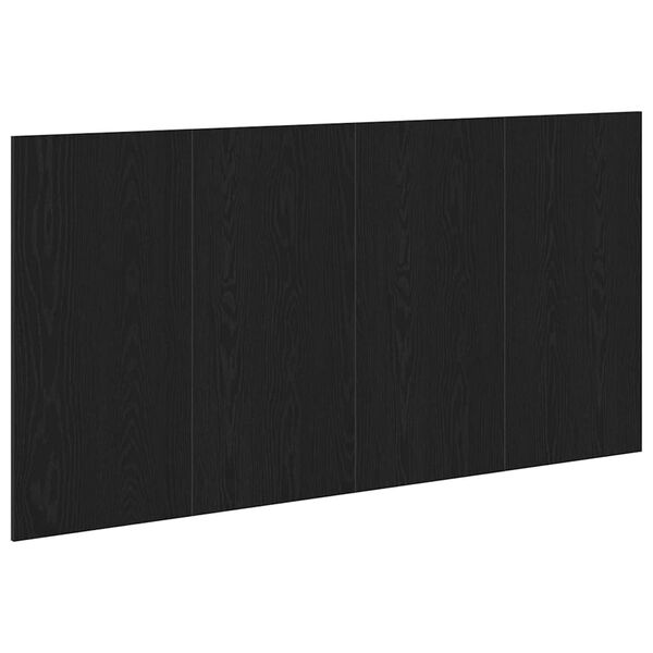 vidaXL Bettkopfteil Schwarz Eichen-Optik 160 x 1,5 x 80,5 cm