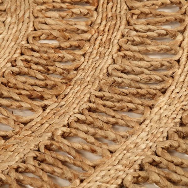 vidaXL Teppich Jute Handgeflochten 150 cm Rund