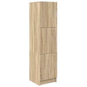 vidaXL Highboard Sonoma-Eiche 31,5 x 32 x 122,5 cm