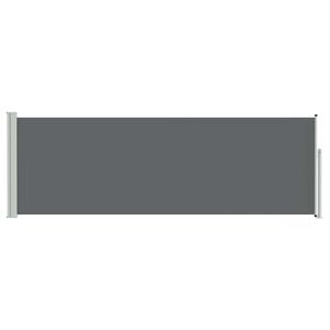vidaXL Ausziehbares Seitenmarkise Anthrazit 300 x 100 cm Polyester