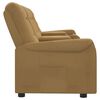 vidaXL Relaxsofa 4-Sitzer mit Getr&auml;nkehaltern Taupe