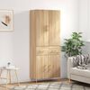 vidaXL Highboard Sonoma-Eiche 69,5x34x180 cm Holzwerkstoff