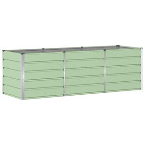 vidaXL Pflanzk&uuml;bel Gr&uuml;n 240 x 80 x 75 cm Stahl