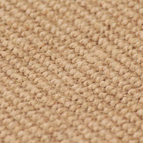 vidaXL Teppich Jute mit Latexr&uuml;cken 70x130 cm Natur