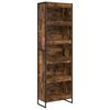 vidaXL B&uuml;cherregal 60 x 30 x 189,5 cm Holzwerkstoff Raucharbe