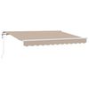 vidaXL Einziehbare Markise Beige 300 x 200 cm Stoff