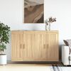 vidaXL Wandschr&auml;nke 2 Stk. Sonoma-Eiche Holzwerkstoff