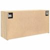 vidaXL Bad-Wandschrank Sonoma-Eiche 80x25x40 cm Holzwerkstoff