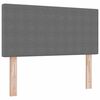 vidaXL Kopfteil Hellgrau 80 cm Cordstoff
