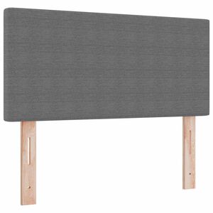 vidaXL Kopfteil Hellgrau 80 cm Cordstoff