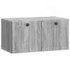 vidaXL Wandmontierter TV-Schrank Graues Sonoma 59,5 x 31 x 30 cm