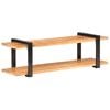 vidaXL TV-Schrank 130x40x40 cm Akazie Massivholz