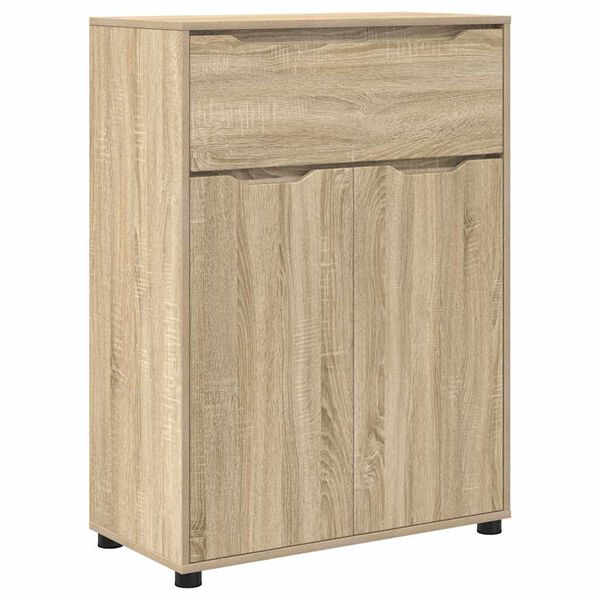 vidaXL Badezimmerschrank mit Regal Sonoma-Eiche 72,5 x 36,5 x 100 cm