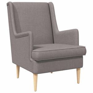 vidaXL Sessel Taupe Stoff