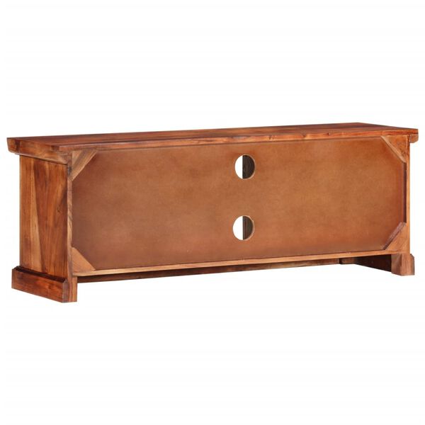vidaXL TV-Schrank mit Türen 112x30x40 cm Massivholz Akazie