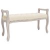 vidaXL Sitzbank 110x45x60 cm Leinen