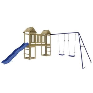 vidaXL Spielturm Impr&auml;gniertes Kiefernholz