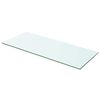 vidaXL Regalboden Glas Transparent 60x20 cm