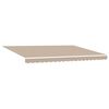 vidaXL Markise Beige 450 x 300 x 165 cm Polyester und Metall