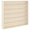 vidaXL Wanddisplay-Case mit Regal Beige 60 x 8,5 x 54 cm Sperrholz
