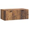 vidaXL Wandmontierter TV-Schrank Altholz 78,5 x 41 x 30 cm