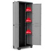 Keter Mehrzweckschrank Stilo Grau und Schwarz 173 cm