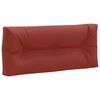vidaXL Pallet R&uuml;ckenpolster VIANEN 100 % Polyester Rot
