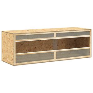 vidaXL Terrarium Holzwerkstoff 144x46x48 cm