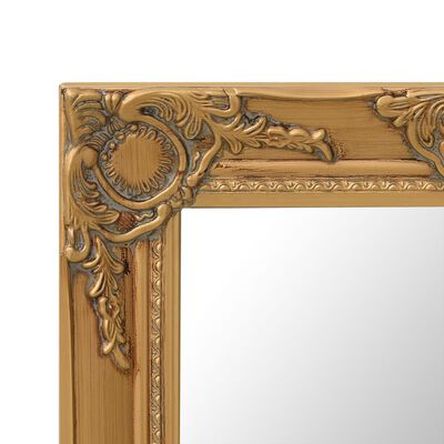 vidaXL Wandspiegel im Barock-Stil 50x50 cm Golden