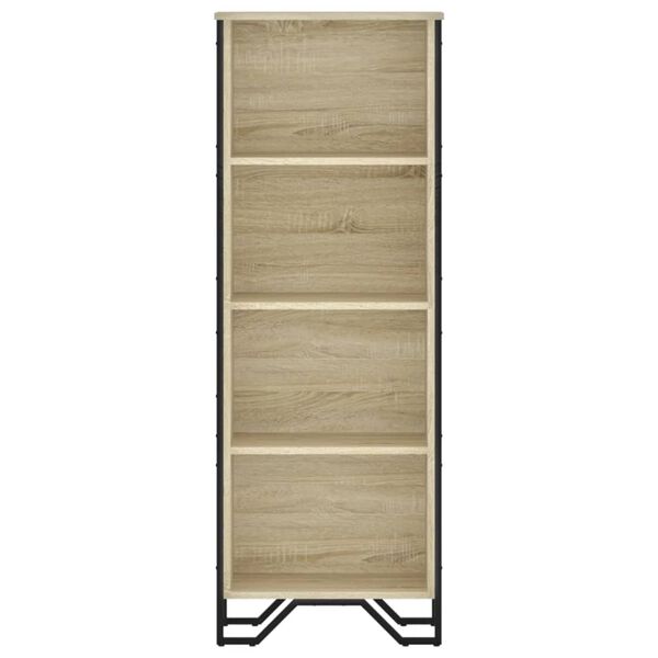 vidaXL B&uuml;cherregal Sonoma-Eiche 50x31x137,5 cm Holzwerkstoff
