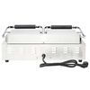vidaXL Doppelter Gerillter Panini-Grill 3600 W 57x30,5x20 cm
