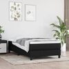 vidaXL Taschenfederkernmatratze Mittel Schwarz 90x190x20 cm Stoff