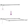 vidaXL Einziehbare Markise Beige 500 x 300 cm Stoff