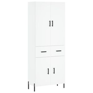 vidaXL Highboard Wei&szlig; 69,5x34x180 cm Holzwerkstoff