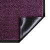 vidaXL Fu&szlig;matte Bordeaux 80 x 60 x 1,2 cm Teddystoff
