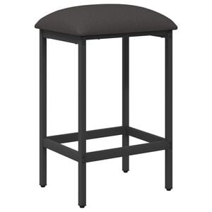 vidaXL Barhocker Dunkelgrau 40 x 32 x 64 cm Holzwerkstoff