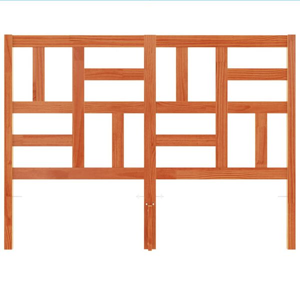 vidaXL Kopfteil Wachsbraun 180 cm Massivholz Kiefer