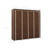 vidaXL Kleiderschrank mit 4 Fächern Braun 175 x 45 x 170 cm