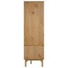 vidaXL Kleiderschrank OTTA 76,5x53x172 cm Massivholz Kiefer