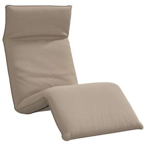 vidaXL Sonnenliege Klappbar Taupe 175x54x8,5 cm Oxford-Gewebe