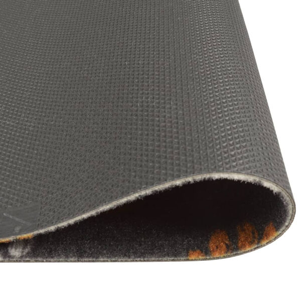 vidaXL Küchenteppich Waschbar Pfoten 45x150 cm Samt