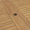 vidaXL 9-tlg. Garten-Essgruppe 180-280 x 100 x 75 cm Teak Massivholz