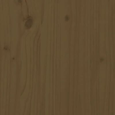vidaXL Massivholzbett Honigbraun 150x200 cm Kiefer