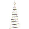 vidaXL H&auml;ngender Weihnachtsbaum 120 cm 50 LEDs Mehrfarbig