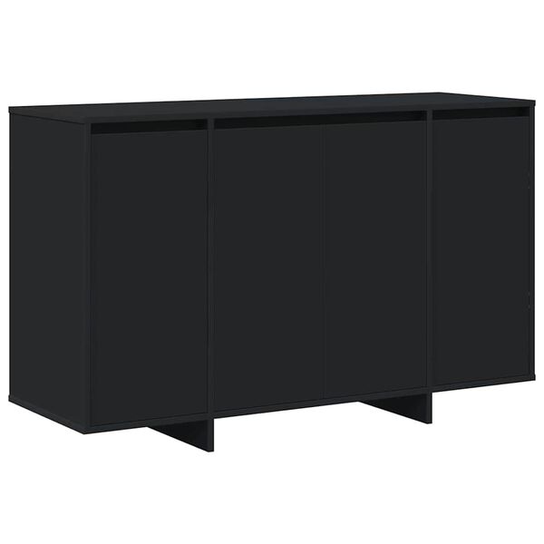 vidaXL Sideboard Schwarz 120 x 41 x 75 cm Holzwerkstoff