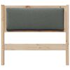 vidaXL Kopfteil Sonstiges Braun 100 cm Massivholz Kiefer