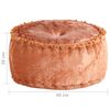 vidaXL Pouf Rund Samt 40x20 cm Rostbraun
