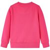 Kinder-Sweatshirt Knallrosa 104